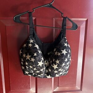 Torrid black with stars bra